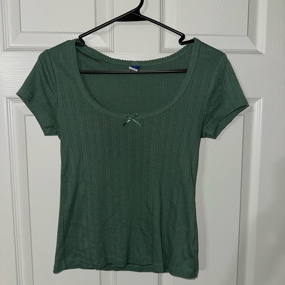 Old Navy Green Short Sleeve Tee